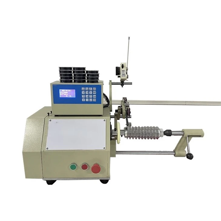 Máquina bobinadora automática de hilo de pescar de un solo-eje